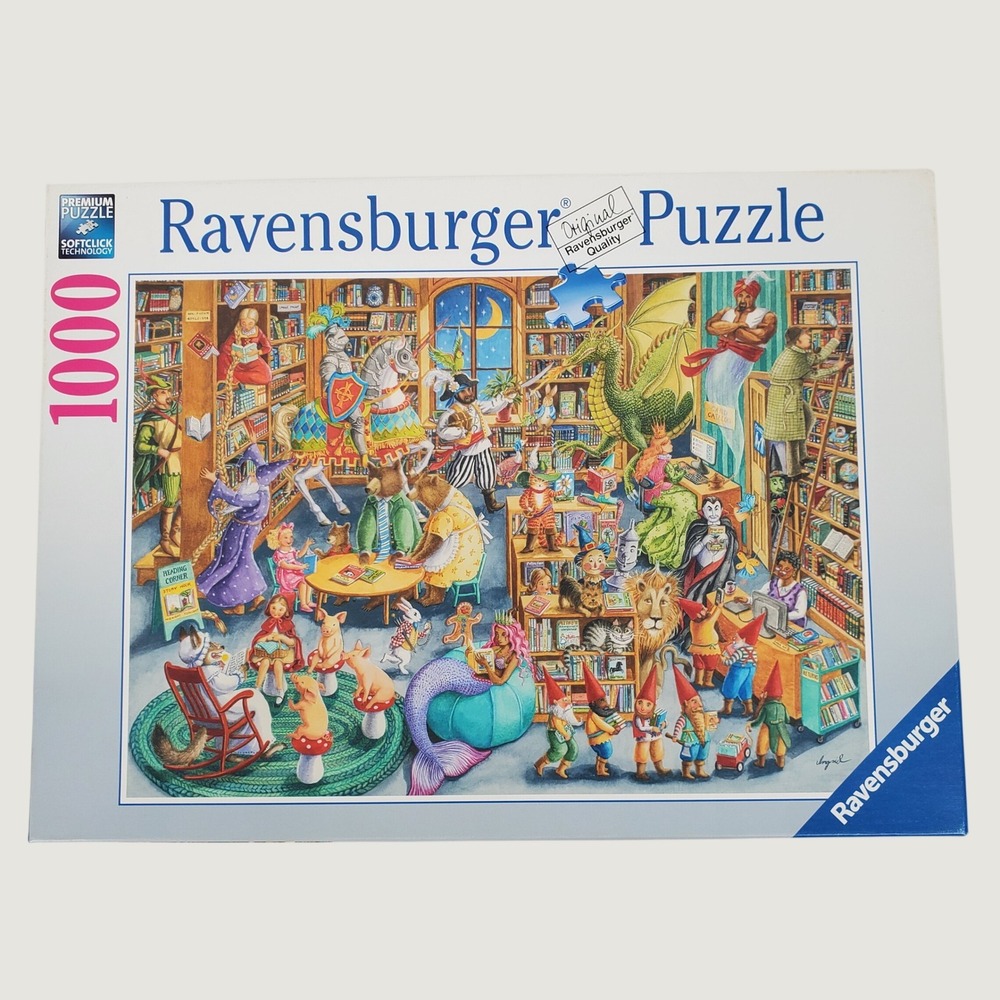 Ravensburger 1000 Piece Puzzle Midnight at the Library Ingrid 164554 Fantasy Art